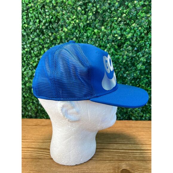Nike Dri Fit Blue Golf Adult Trucker Style Hat Mens Adjustable Cap - Picture 4 of 8